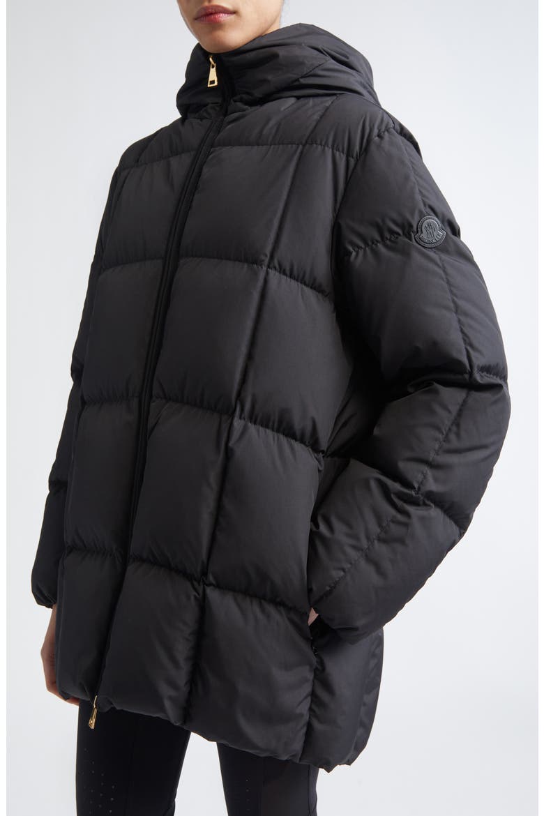 Darbon Down Puffer Jacket, Alternate, color, BLACK