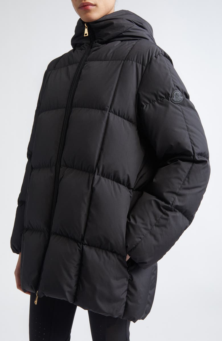 Moncler Darbon Down Puffer Jacket, Alternate, color, Black