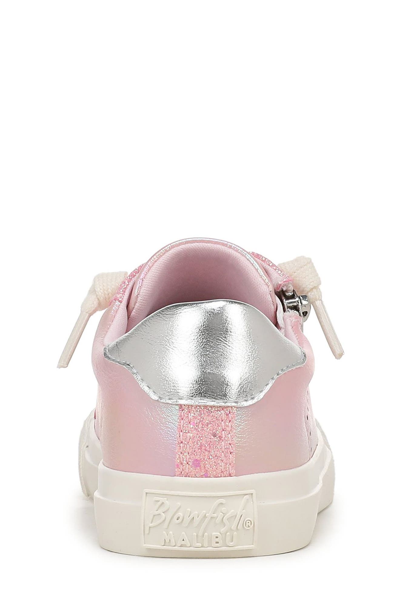 Kids' Perfect Glitter Sneaker, Alternate, color, PINK LEATHER