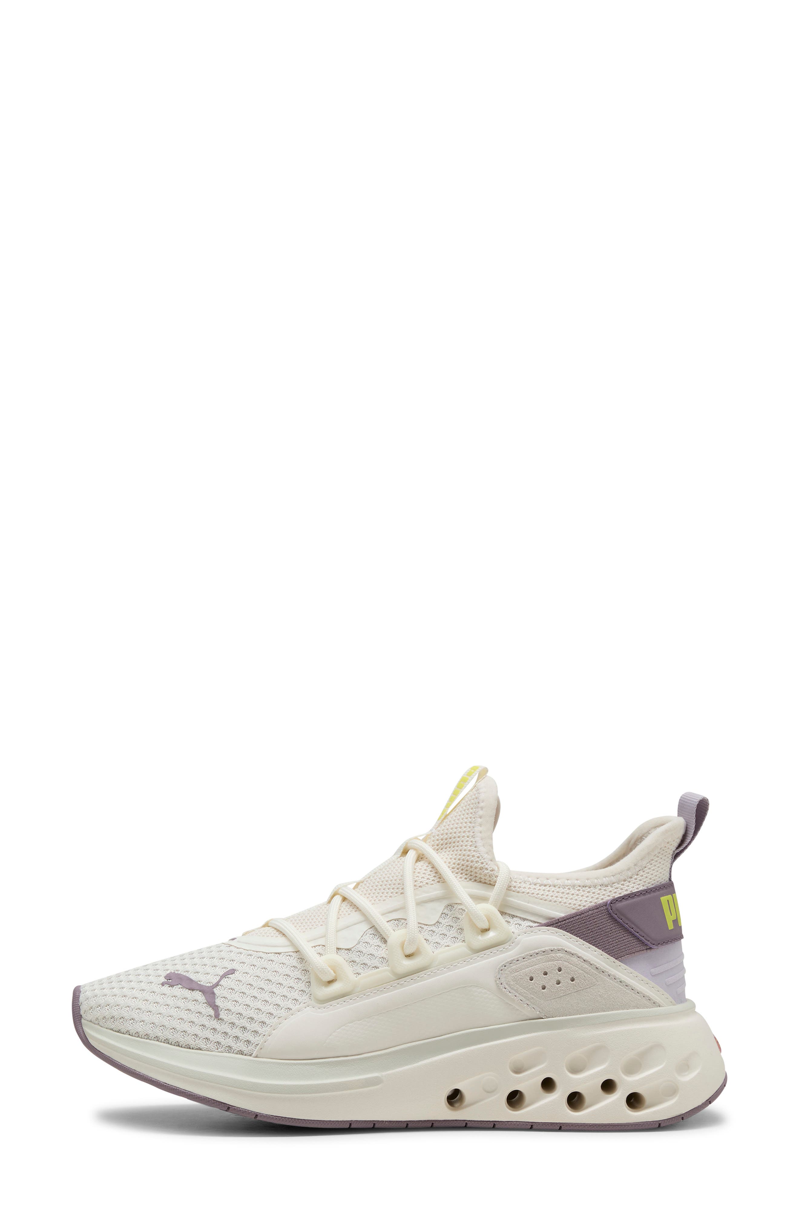 Softride Frequence Street Sneaker, Alternate, color, WARM WHITE-PLUM JAM- YELLOW