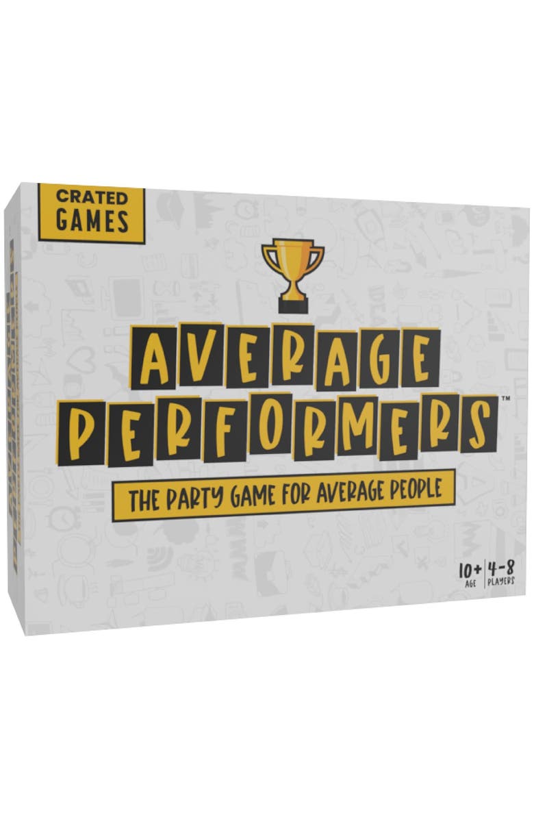 CratedWithLove Average Performers Family Party Game, Ages 10+, Main, color, Multicolored