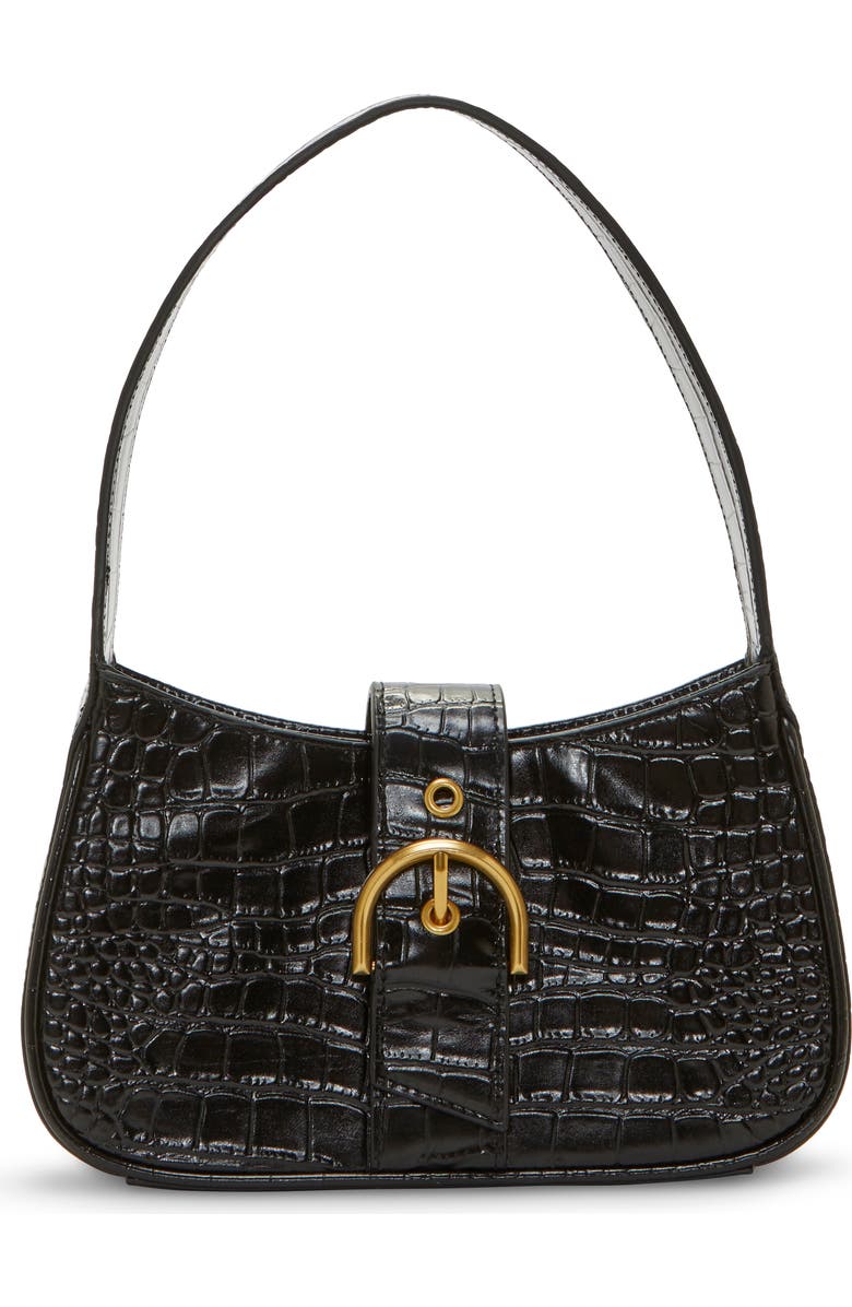 Vince Camuto Barlo Croc Embossed Leather Shoulder Bag, Main, color,