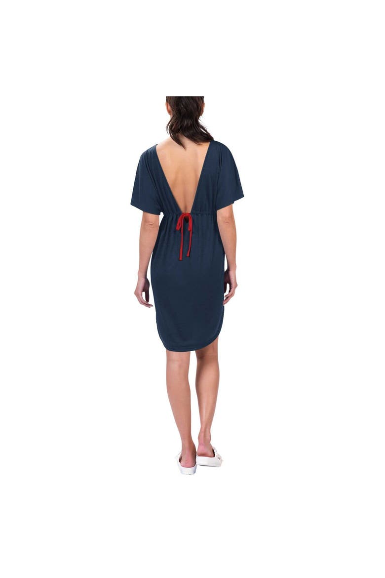 Women's G-III 4Her by Carl Banks Navy New England Patriots Versus Swim Cover-Up, Alternate, color, Navy