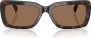 Ralph Lauren 56mm Rectangular Sunglasses