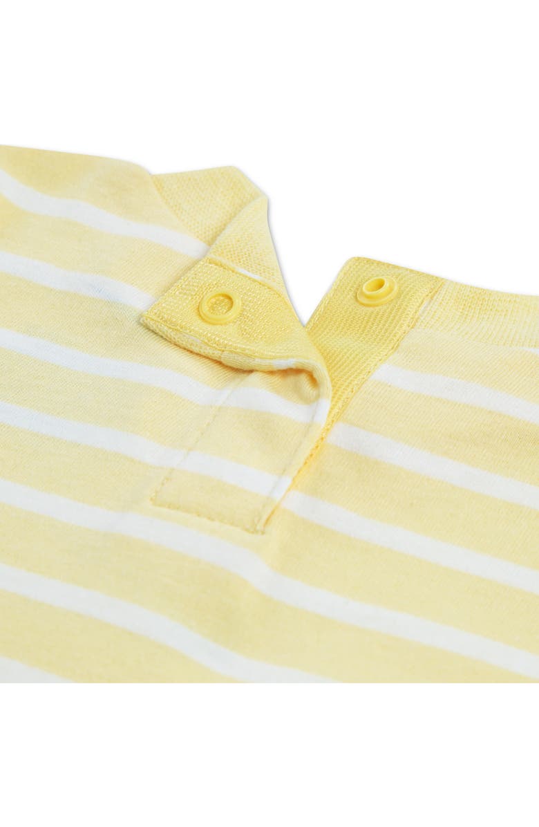 Nike Swoosh Romper, Alternate, color, Soft Yellow