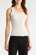 Vince Camuto Ruffle Rib Tank