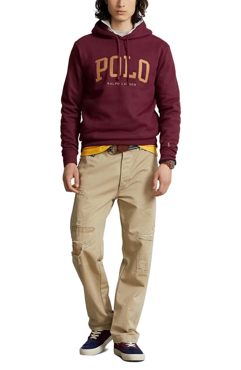 Polo Ralph Lauren Logo Appliqué Hoodie, Alternate, color, 