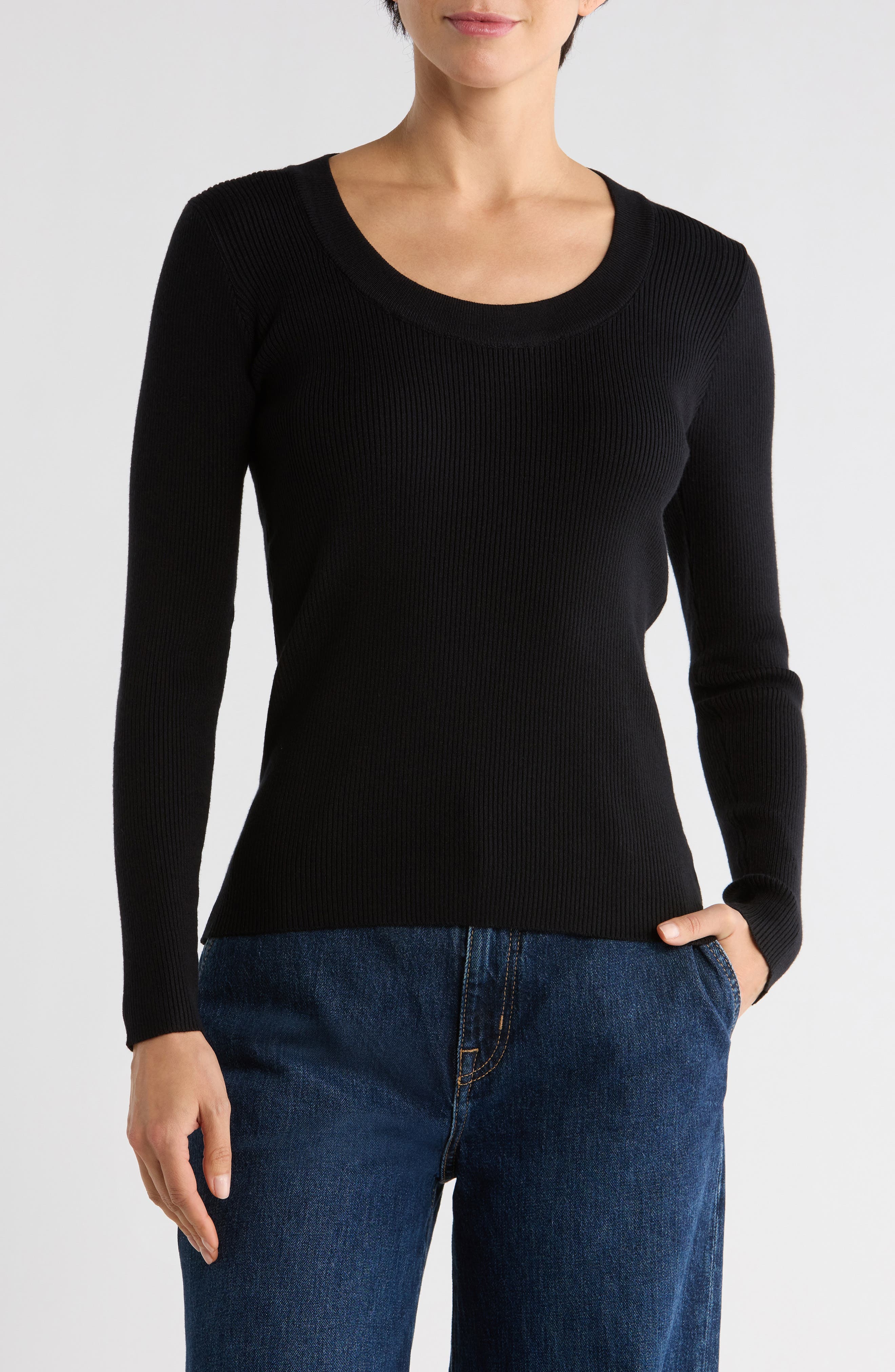 PATRIZIA LUCA Rib Knit Sweater