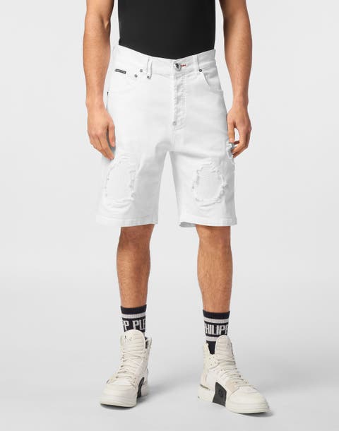 Denim Shorts Formentera Distressed Men