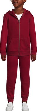 Lands' End School Uniform Kids Zip Front Sweatshirt