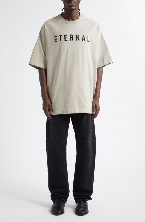 Fear of God Eternal Embroidered T-Shirt in Dove Grey  product