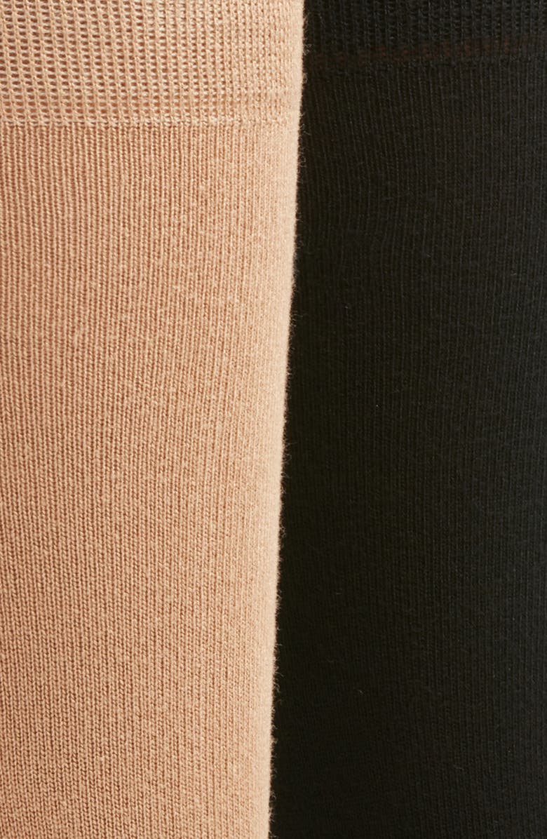 BOSS Assorted 2-Pack Crew Socks, Alternate, color, Medium Beige