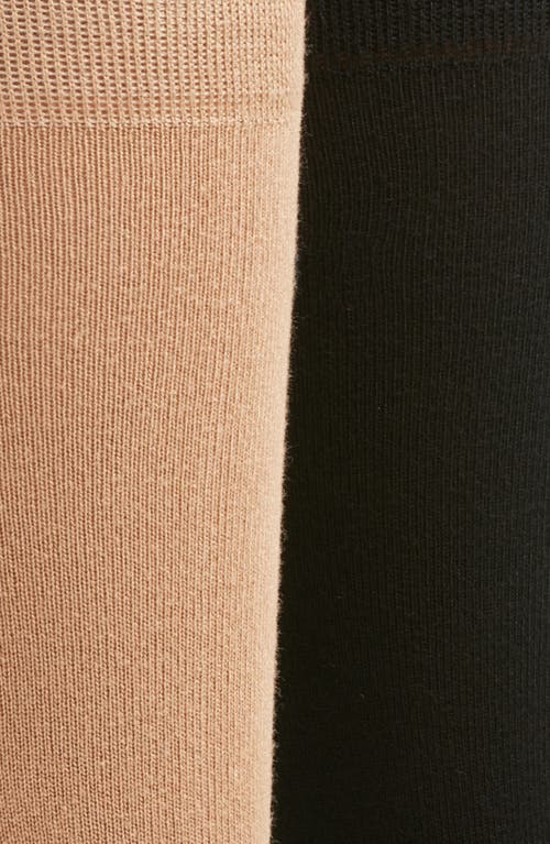 Hugo Boss Assorted 2-pack Dress Socks In Medium Beige