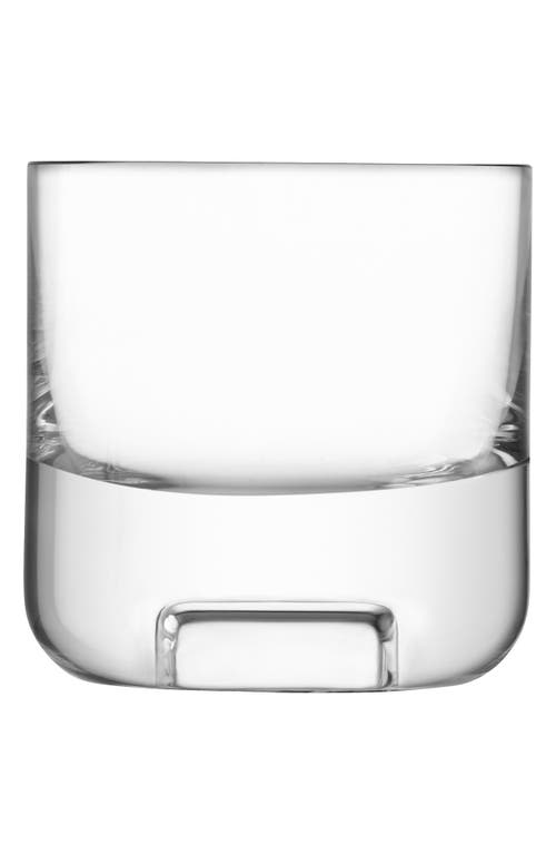 Lsa Cask Set Of 2 Whiskey Tumblers In Transparent