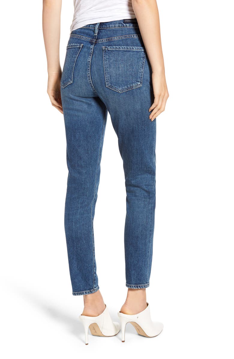 Citizens of Humanity Olivia High Waist Ankle Slim Jeans, Alternate, color, 
