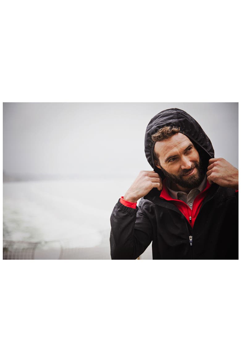 Charter Full Zip Jacket, Alternate, color, BLACK