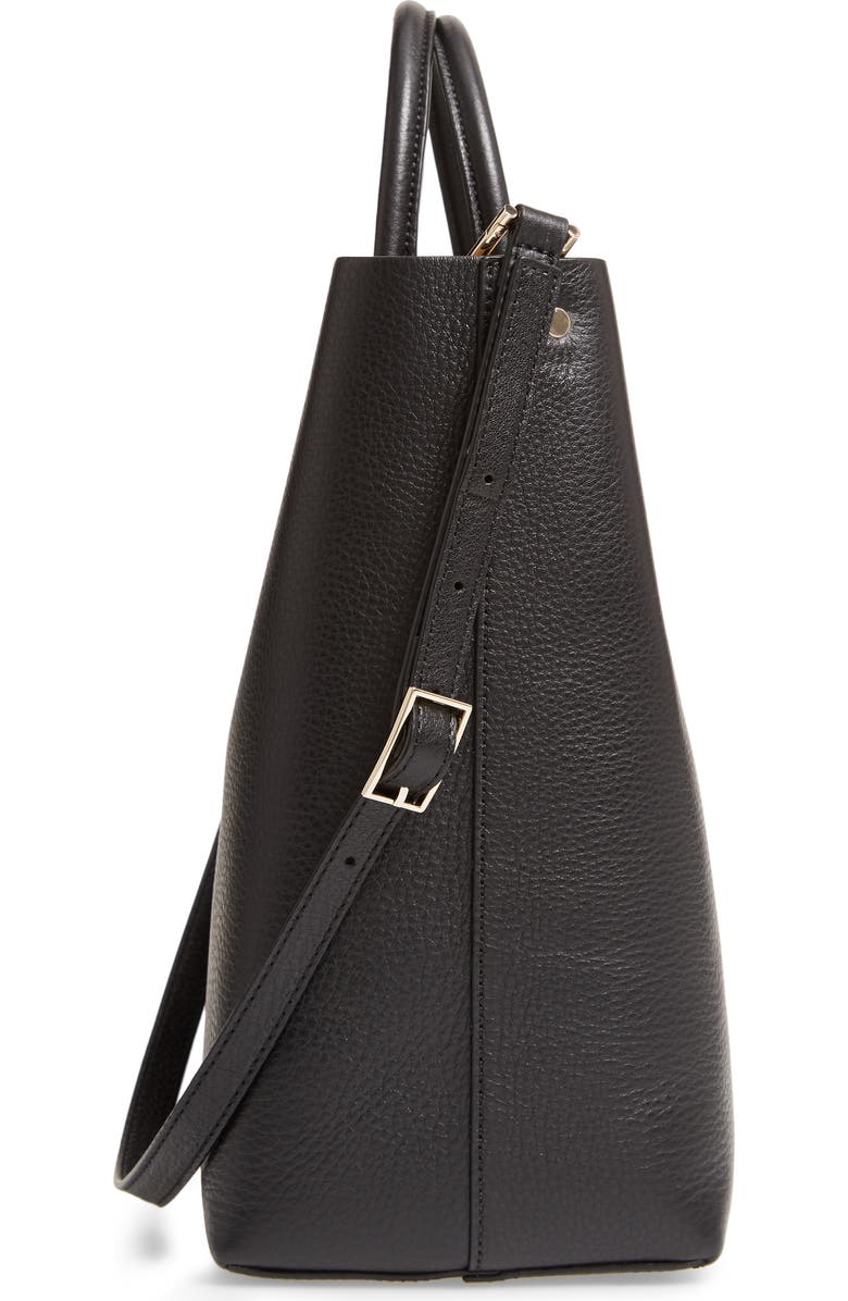 OAD New York Tall Carryall Pebbled Leather Tote, Alternate, color,