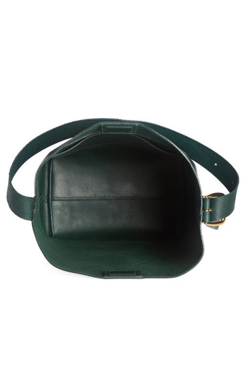Madewell The Essential Bucket Tote In Green