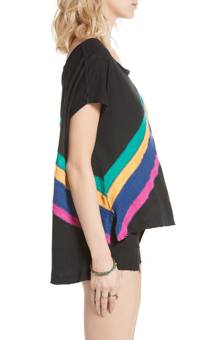 Free People Stripe Tee, Alternate, color, 