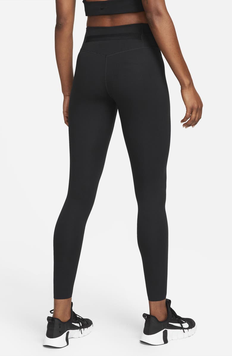 Nike Dri-FIT One Luxe Buckle Mid Rise Leggings, Alternate, color,