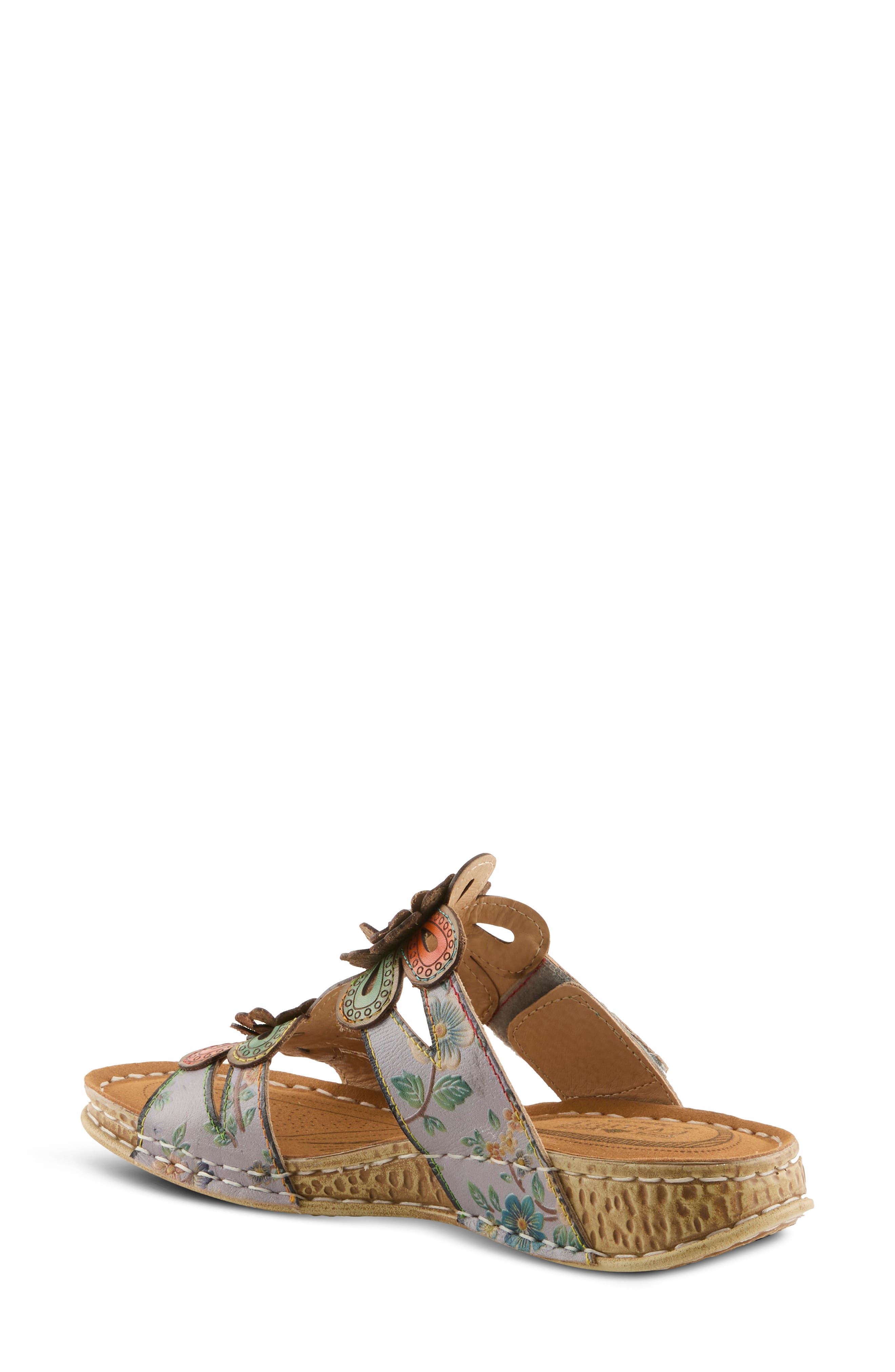 L'Artiste by Spring Step Beaudie Sandal, Alternate, color, Grey Multi