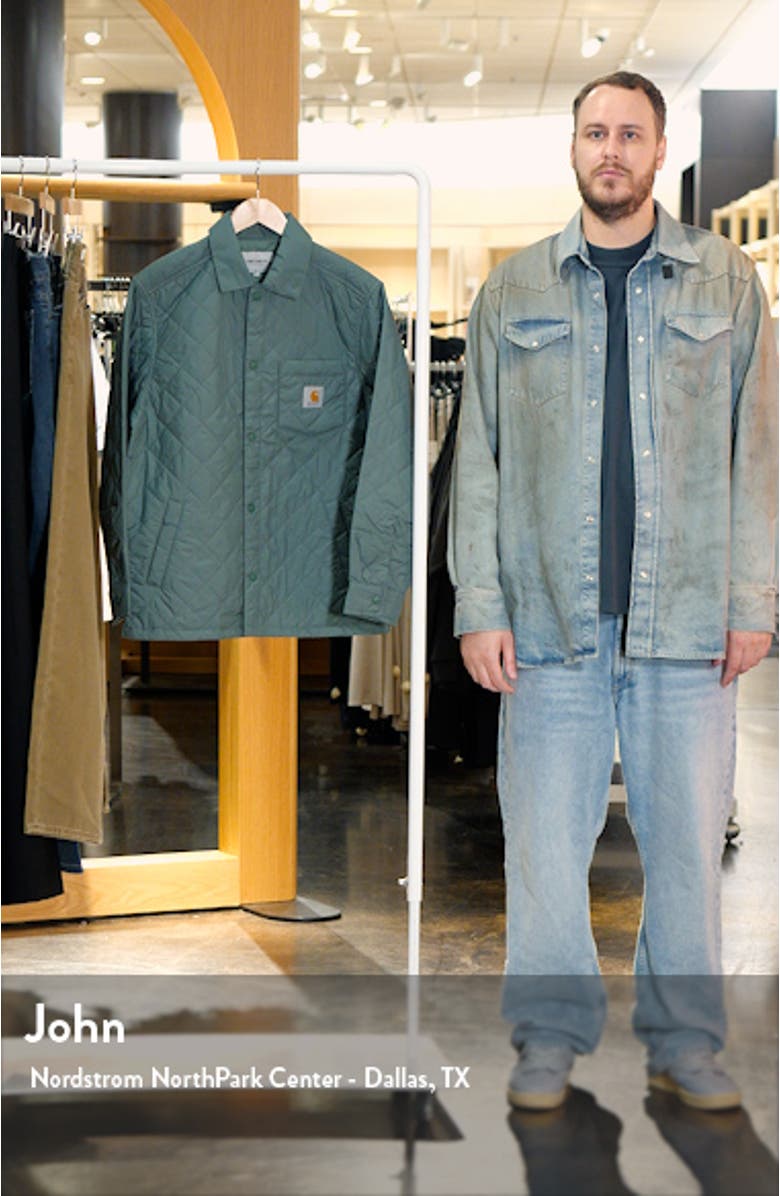 Wadeson Quilted Shirt Jacket, sales video thumbnail