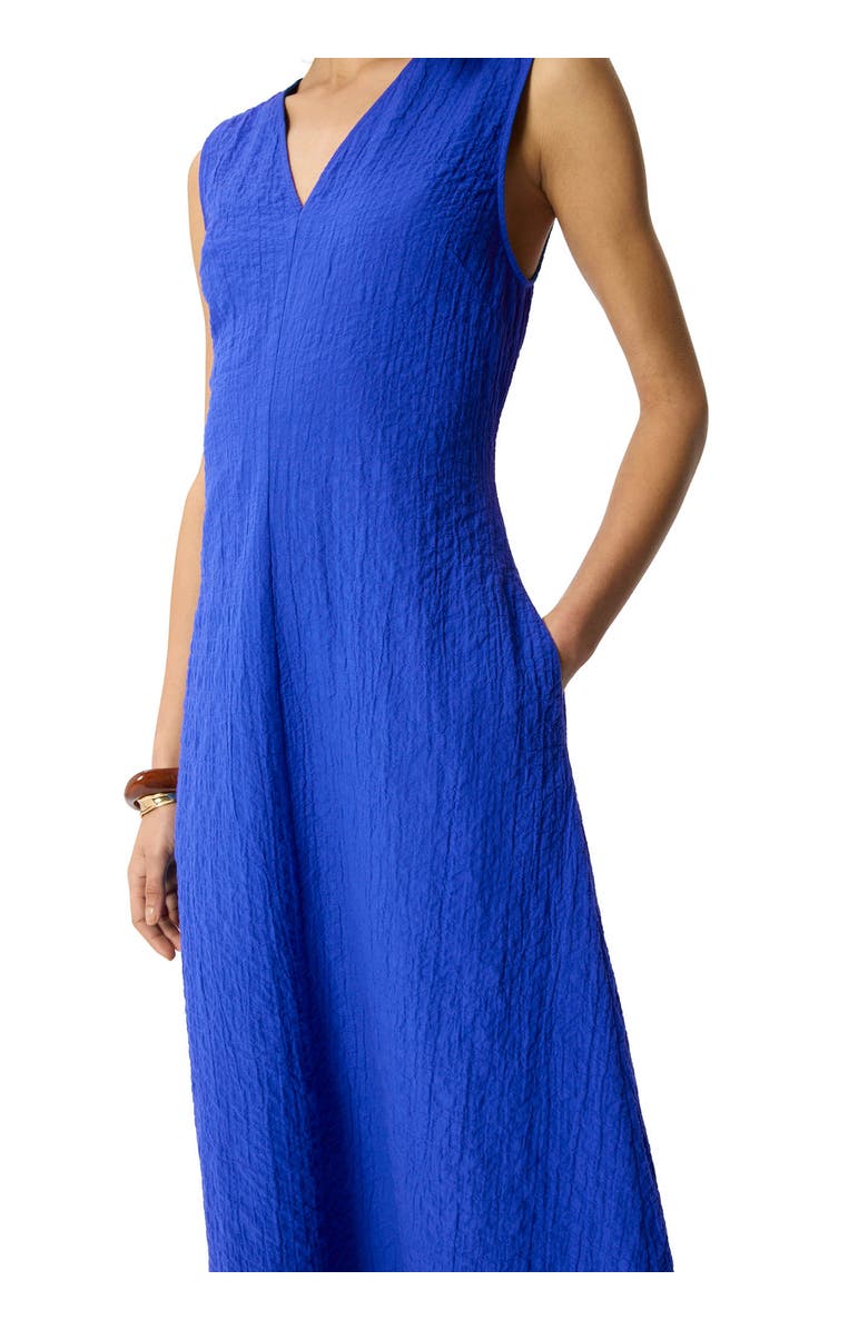 22454328 V-Neck Sleeveless Midi Dress, Alternate, color, Blue