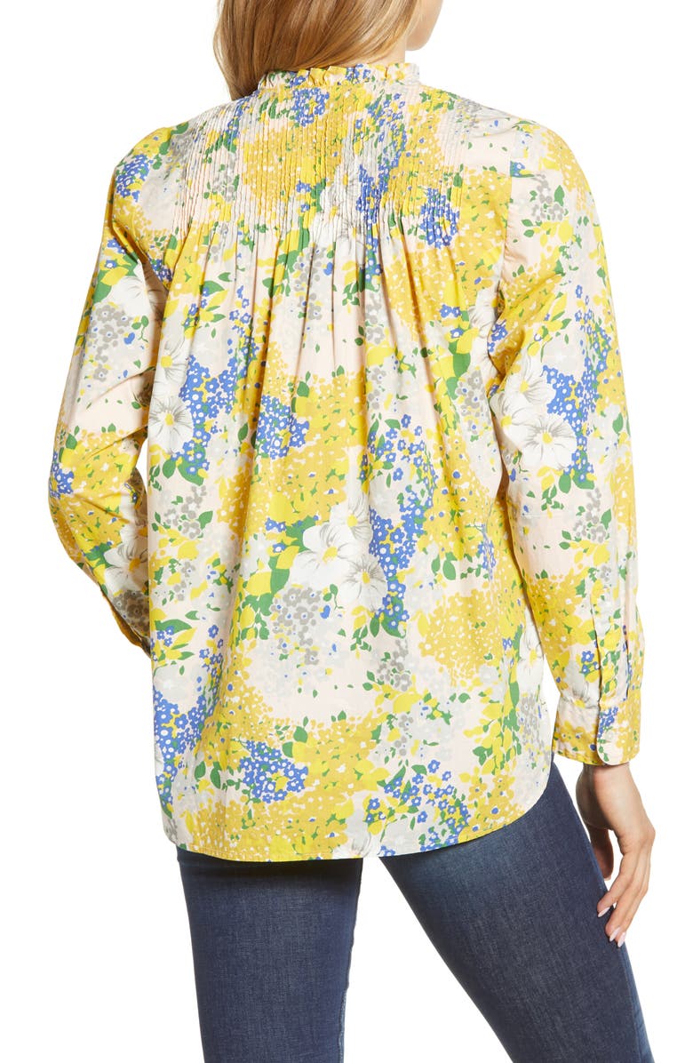 J.Crew Ruffle Classic Popover Shirt, Alternate, color, 