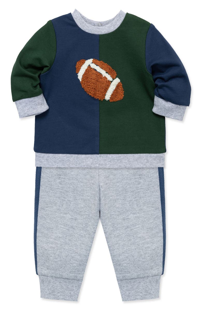 Little Me Football 2-Piece Set, Alternate, color, 