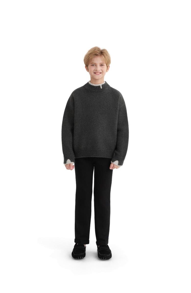 MOUSTACHE Classic Knit Sweater, Alternate, color, Grey