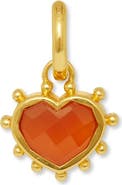 Ottoman Hands Onyx Heart Charm