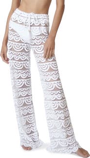 PQ SWIM Malibu Lace Cover-Up Pants