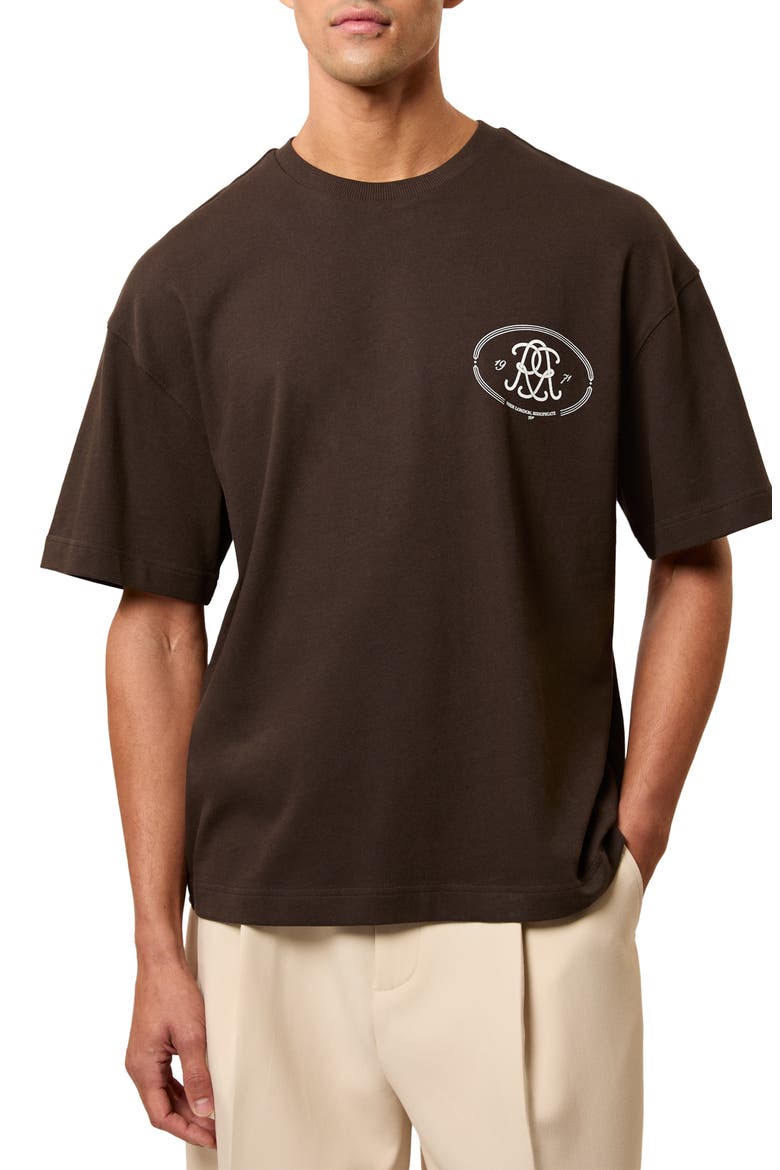 Cuthbert Graphic T-Shirt, Alternate, color, BROWN
