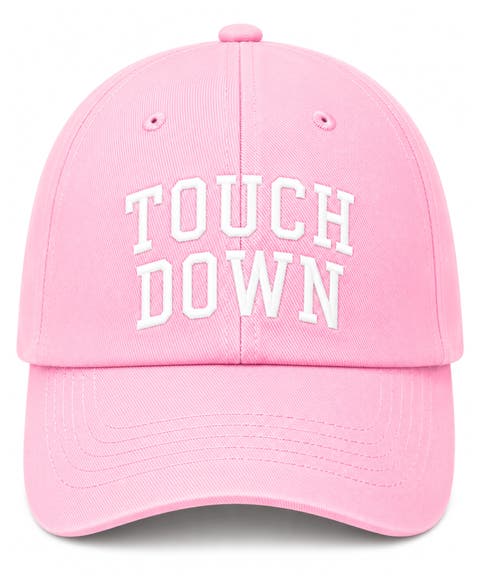 Touch Down Bow Baseball Hat