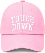 Bits & Bows Touch Down Bow Baseball Hat