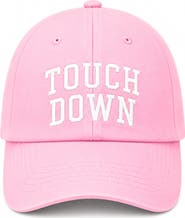 Bits & Bows Touch Down Bow Baseball Hat