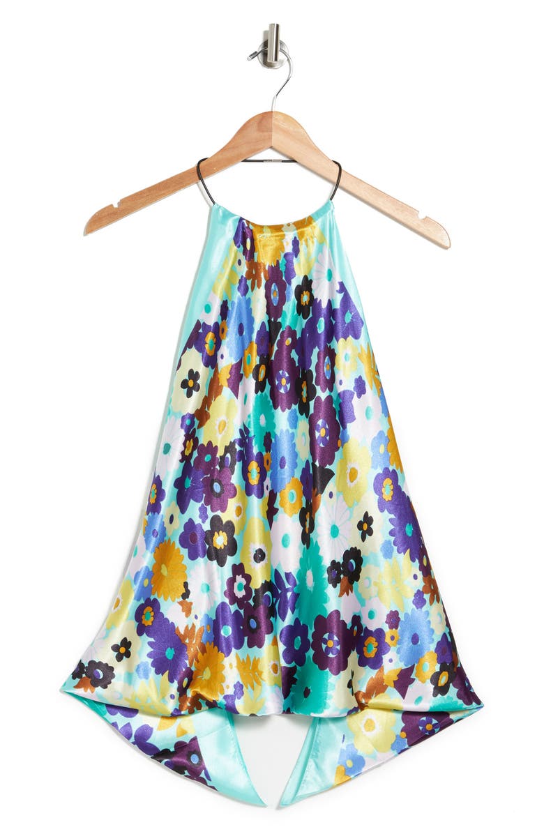 La Fiorentina Halter Top, Alternate, color, Light Green