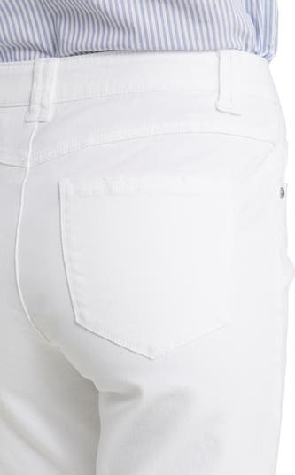 Tatum 'Ab'Solution Frayed High Waist Ankle Flare Jeans