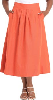 Estelle Kaia Linen Blend Skirt