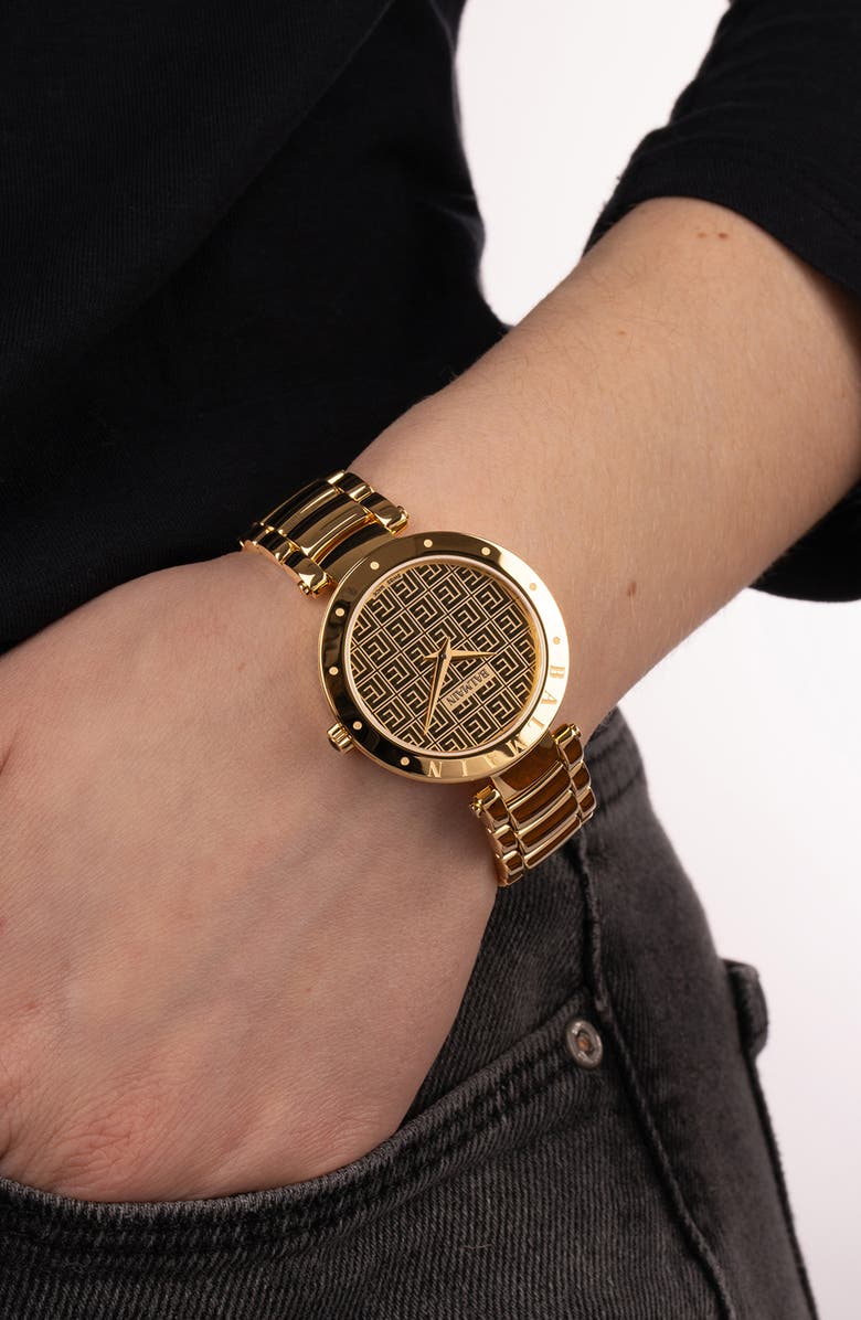 Balmain Bijou Bracelet Watch, 33mm, Alternate, color, Yellow Gold Pvd Coating