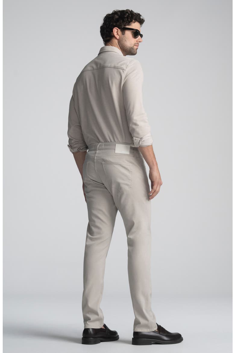 Jake Slim Fit Twill Pants, Alternate, color, PEBBLE CITY