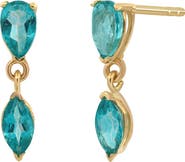 Bony Levy Paraiba Topaz Drop Earrings