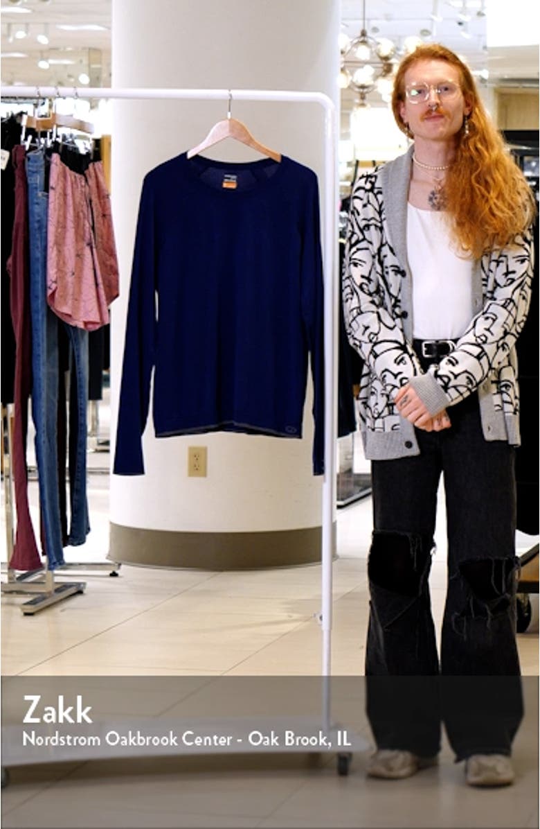 BodyfitZone<sup>™</sup> Merino 200 Zone Long Sleeve Thermal T-Shirt, sales video thumbnail