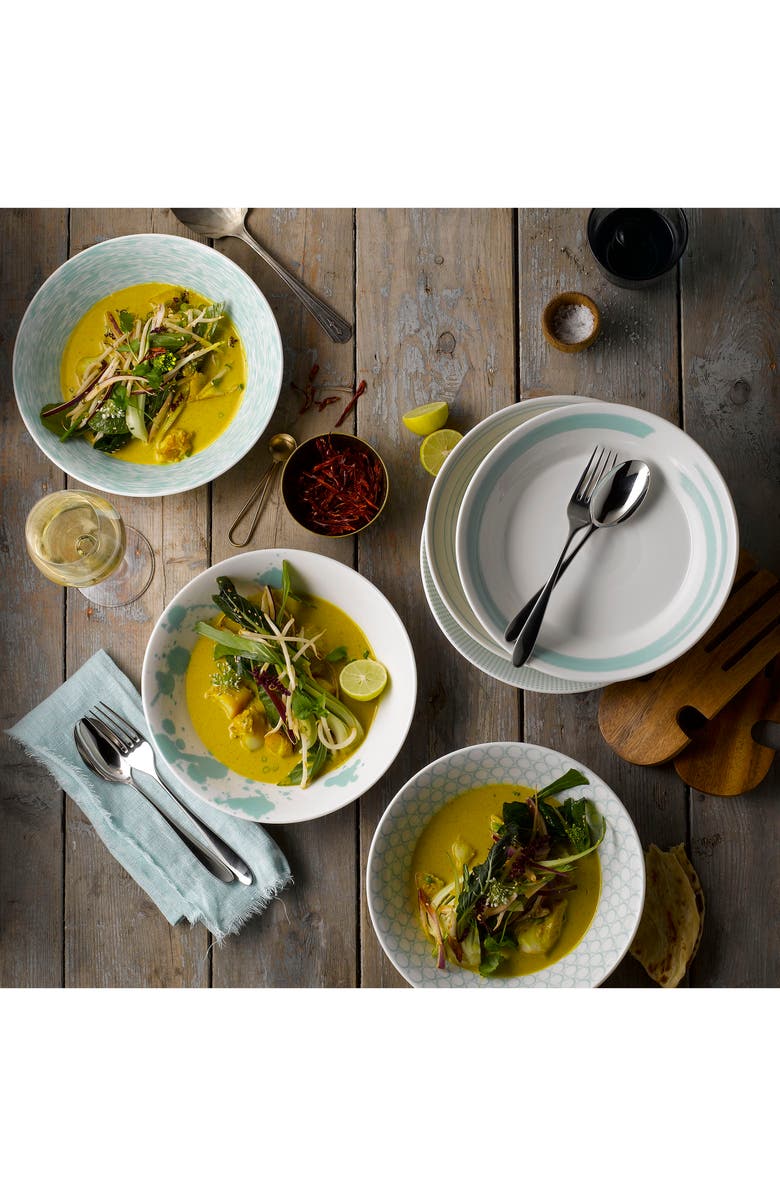 Royal Doulton Pacific Mint Dots Set of 6 Mugs, Alternate, color, 