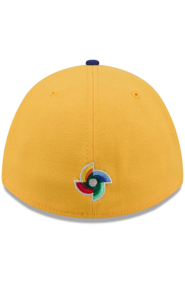 New Era Men's New Era  Yellow/Blue Colombia Baseball 2026 World Baseball Classic M-Crown 39THIRTY Flex Hat, Alternate, color, Yellow