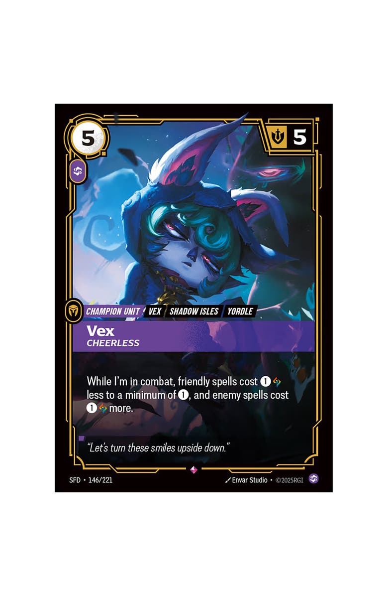 Riftbound: League of Legends League of Legends TCG Unleashed, Champion Deck, Vex, Ready To Play, Alternate, color, 