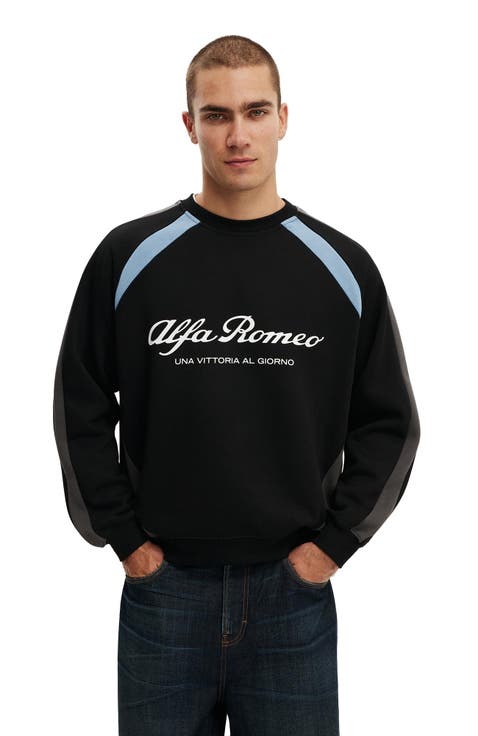 Men's Box Fit Alfa Romeo Sweater