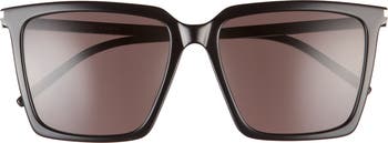 56mm Square Sunglasses