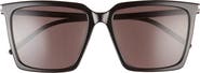 Saint Laurent 56mm Square Sunglasses
