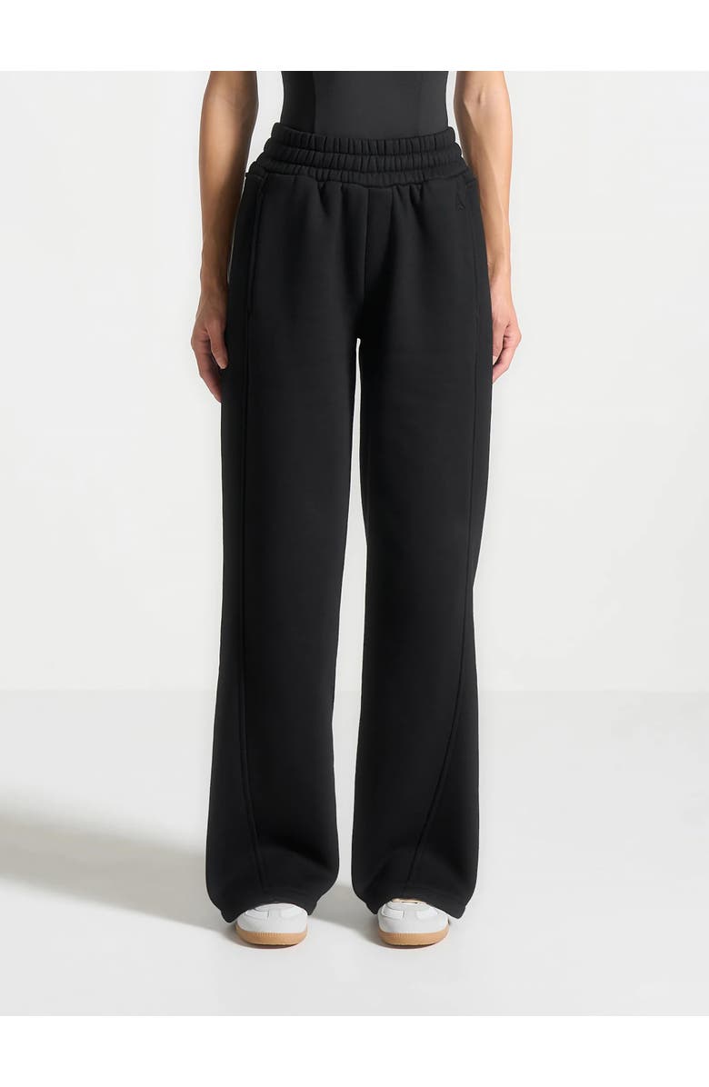 Manière De Voir Iris Relaxed Joggers, Alternate, color, Black